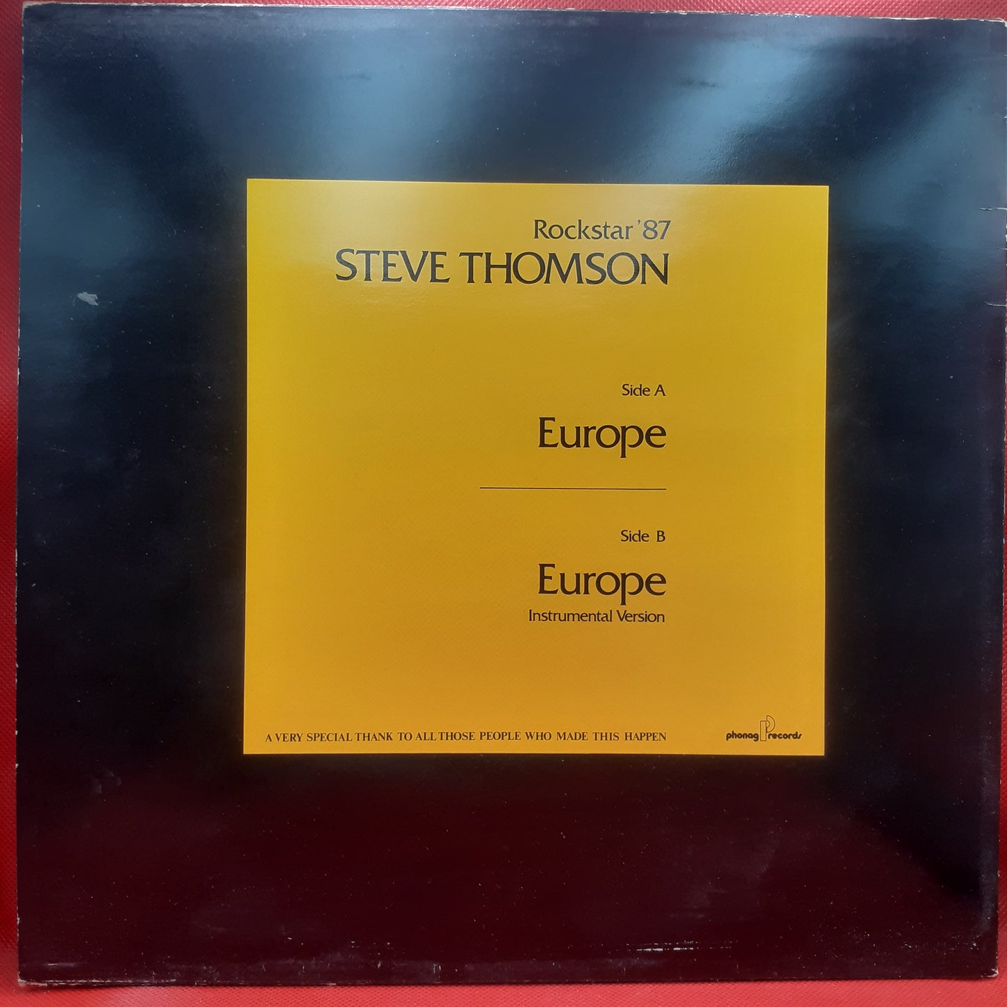 Steve Thomson - Europe