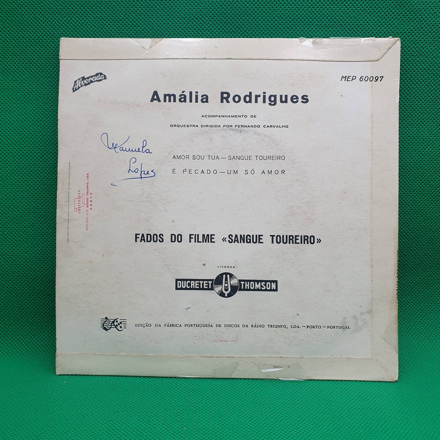 Amália Rodrigues – Fados Do Filme "Sangue Toureiro"