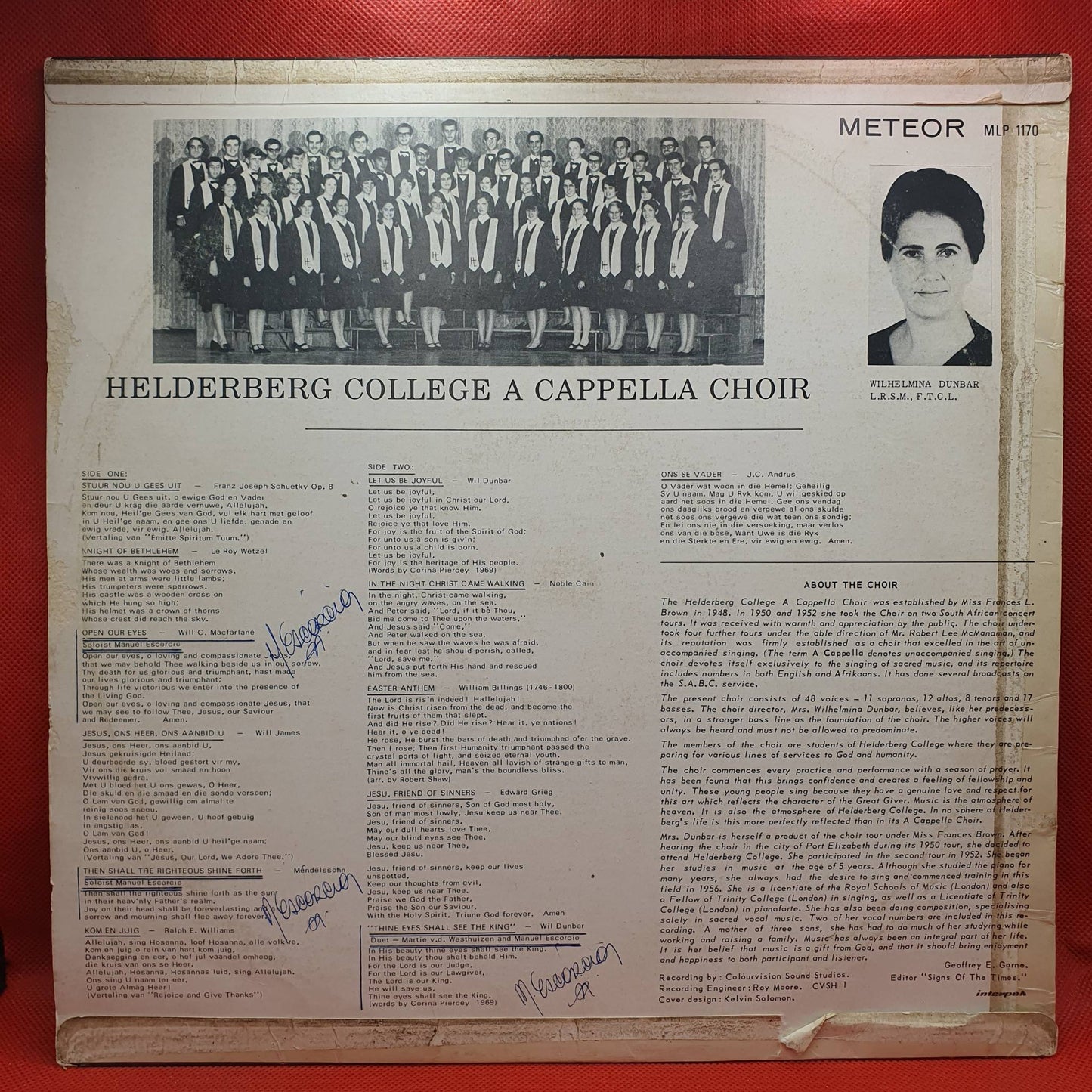 Helderberg College A Cappella Choir - From The Heart Of Youth
