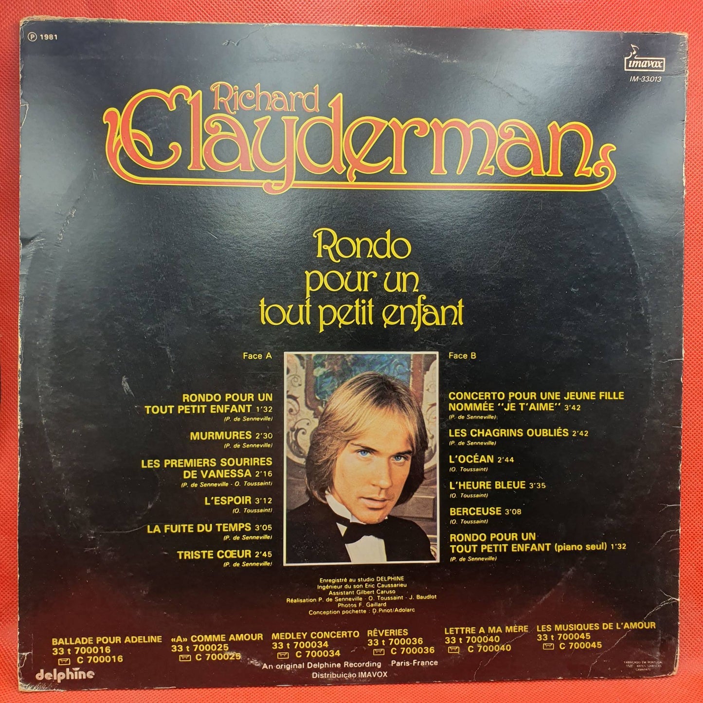Richard Clayderman – Rondo Pour Un Tout Petit Enfant