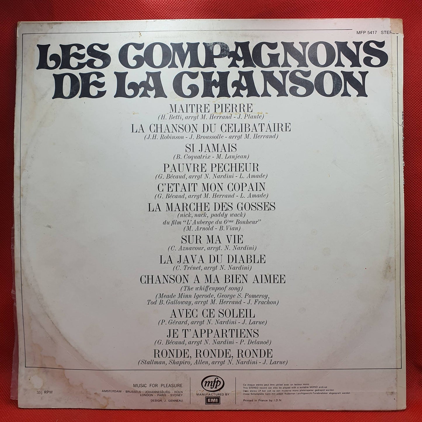 Les Compagnons De La Chanson – Les Compagnons De La Chanson