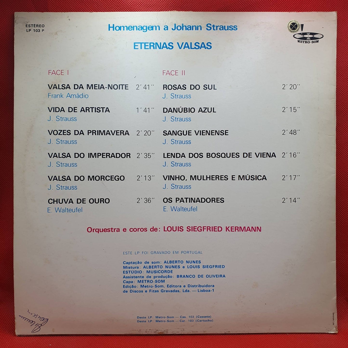 Louis Siegfried Kermann – Homenagem A Johann Strauss Eternas Valsas
