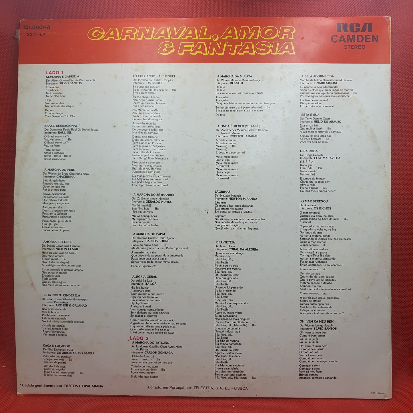 Various – Carnaval, Amor & Fantasia Volume 1