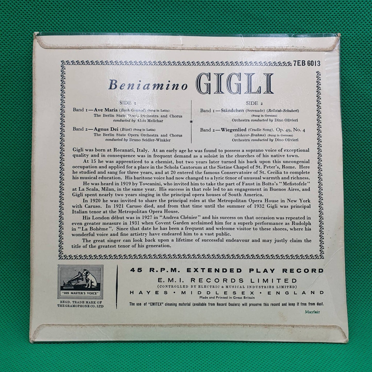 Beniamino Gigli – Ave Maria