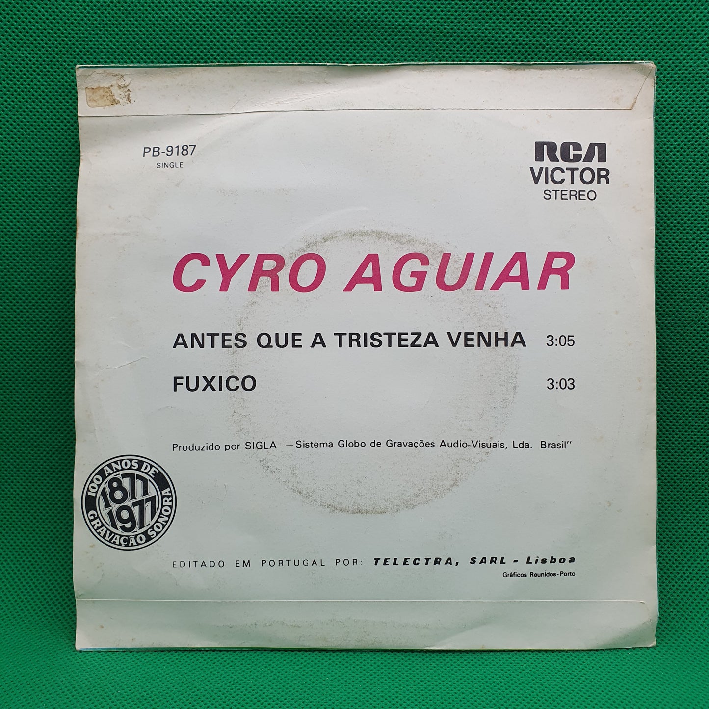 Cyro Aguiar – Antes Que A Tristeza Venha / Fuxico