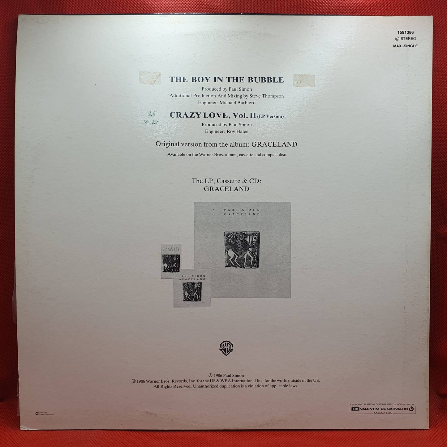 Paul Simon – The Boy In The Bubble