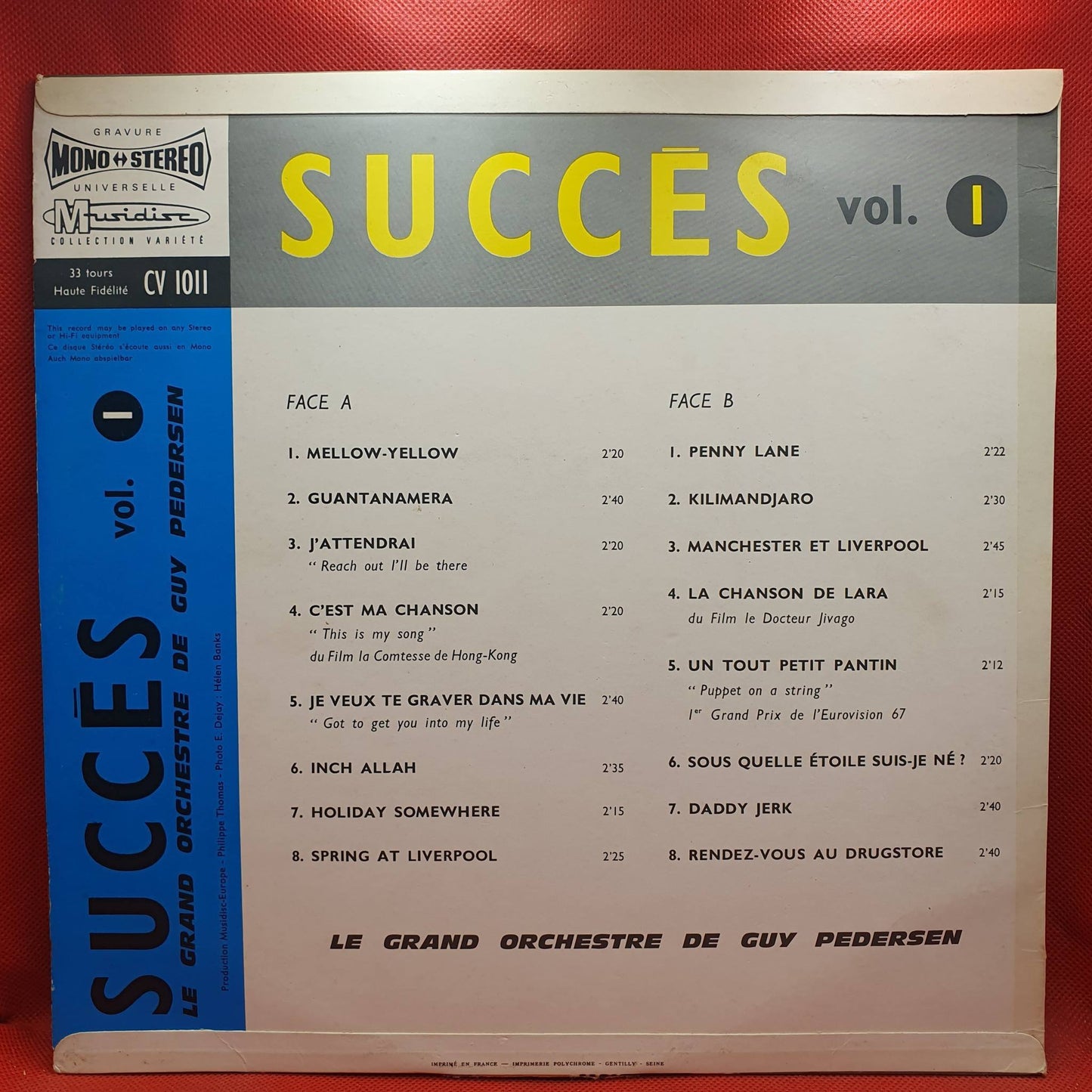 Le Grand Orchestre De Guy Pedersen – Succès Vol. 1