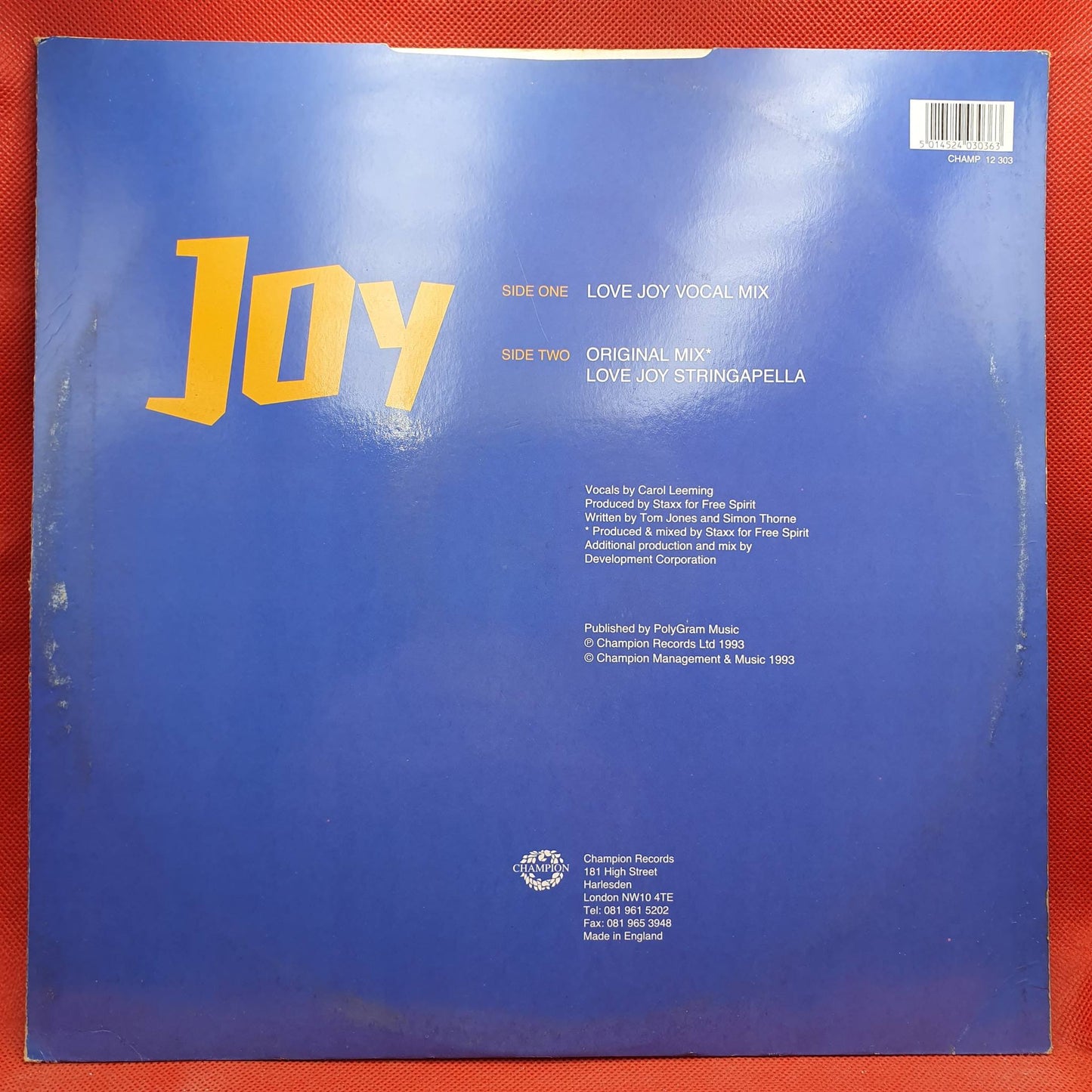 Staxx – Joy