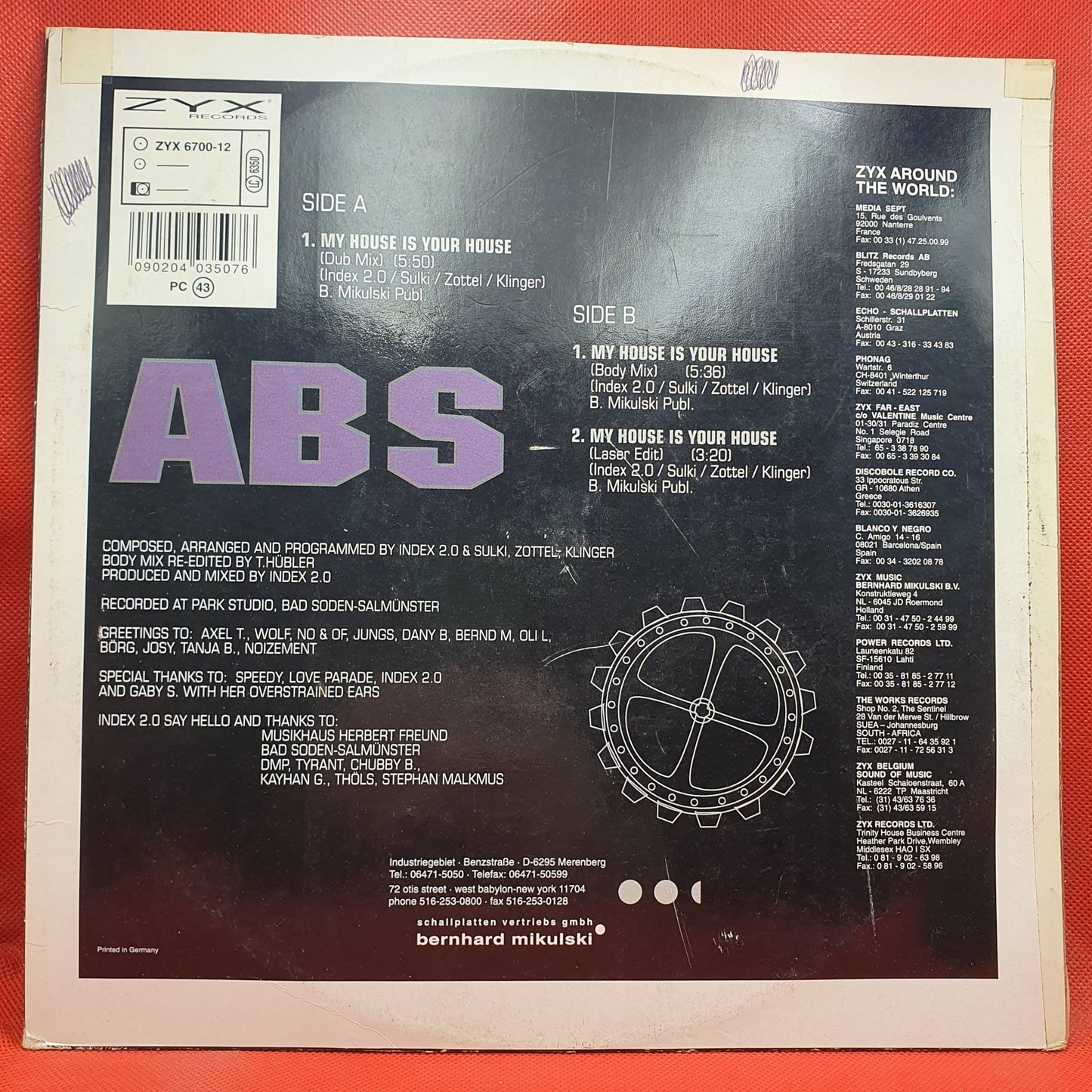 ABS – My House Is Your House