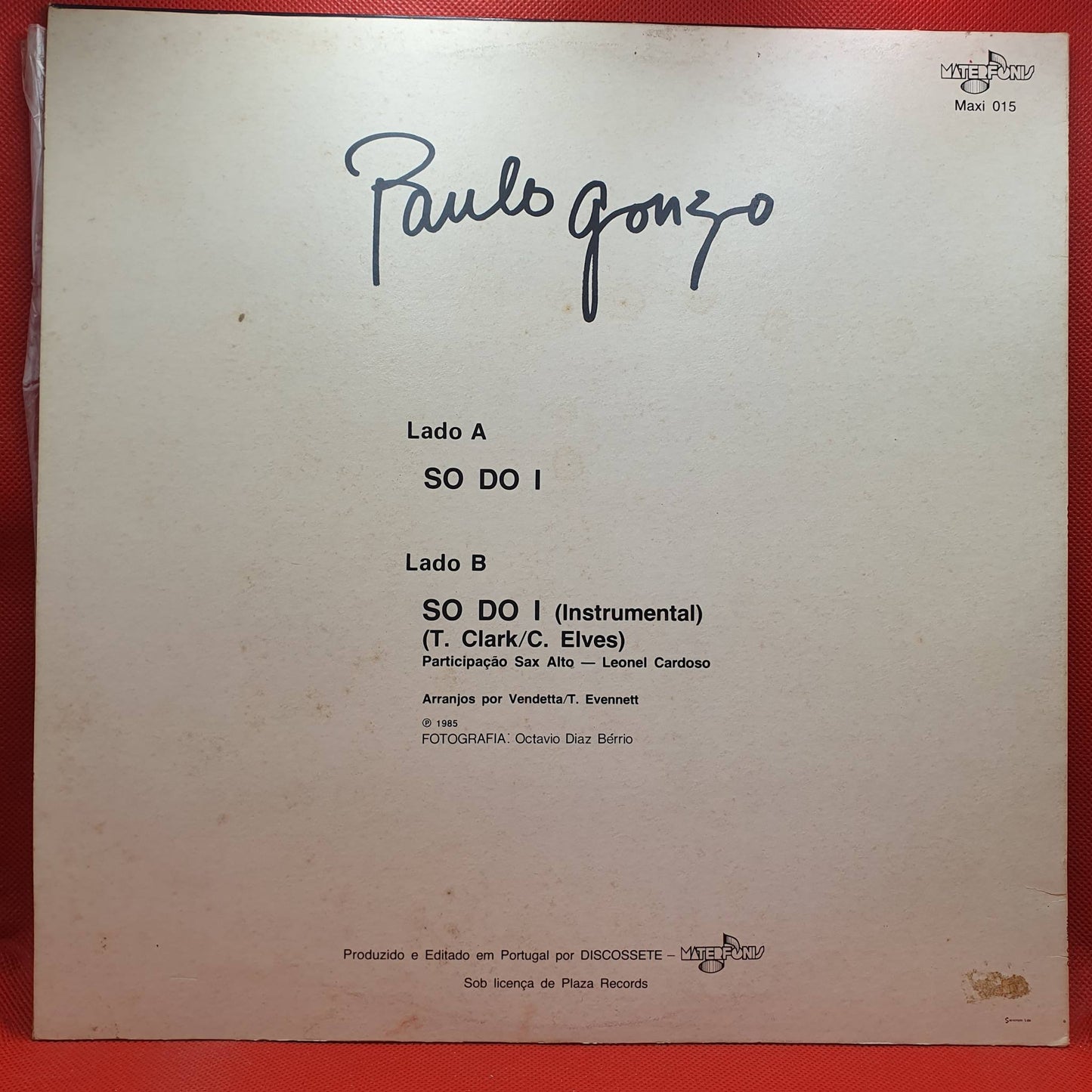 Paulo Gonzo – So Do I
