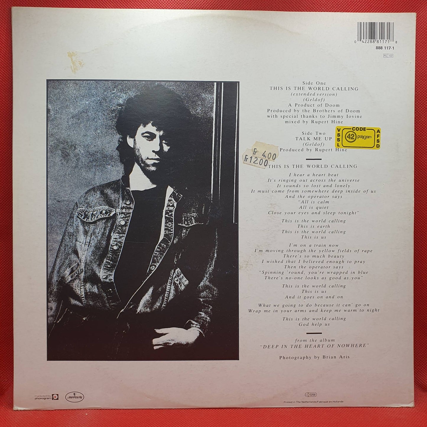 Bob Geldof – This Is The World Calling (Extended Version)