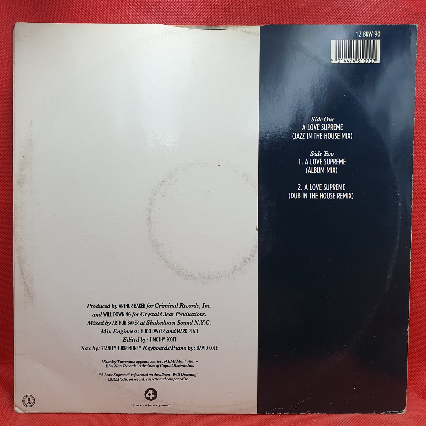 Will Downing – A Love Supreme (Jazz In The House Mix)