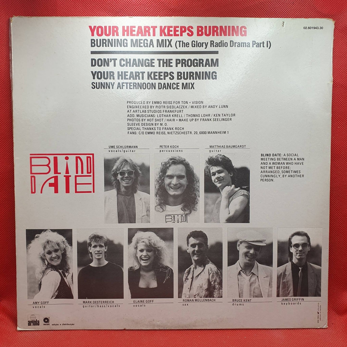 Blind Date – Your Heart Keeps Burning