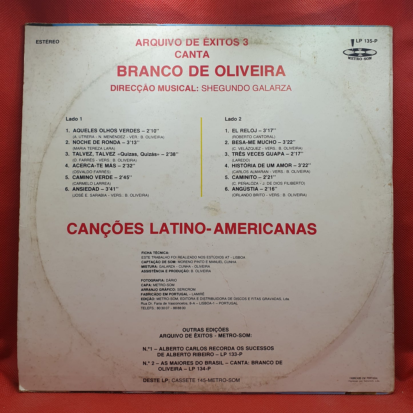 Branco De Oliveira – Canções Latino-Americanas