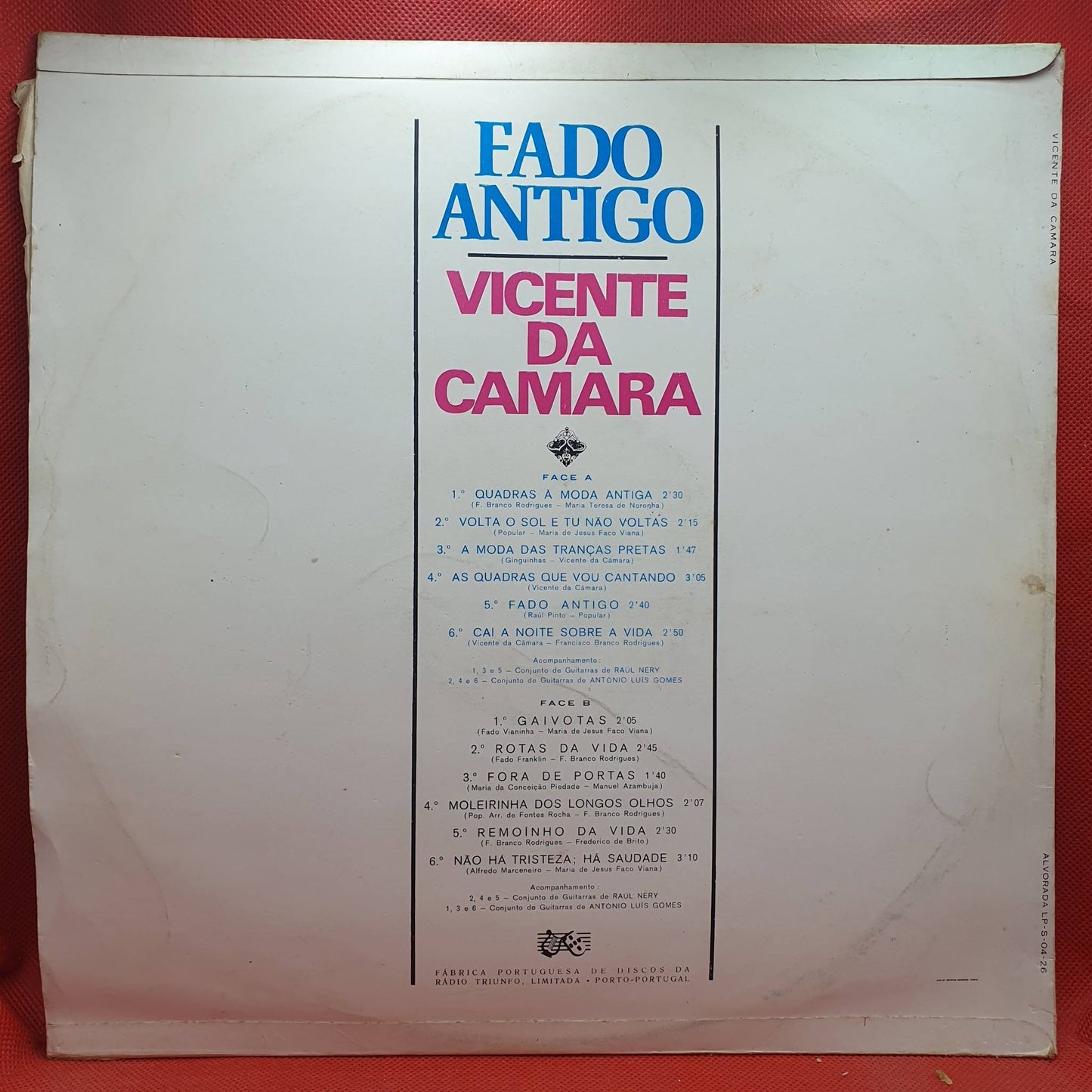 Vicente da Câmara – Fado Antigo