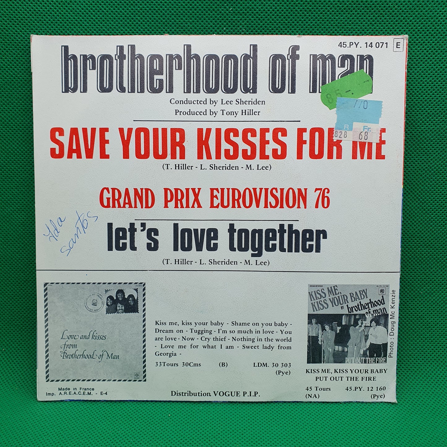 Brotherhood Of Man – Save Your Kisses For Me