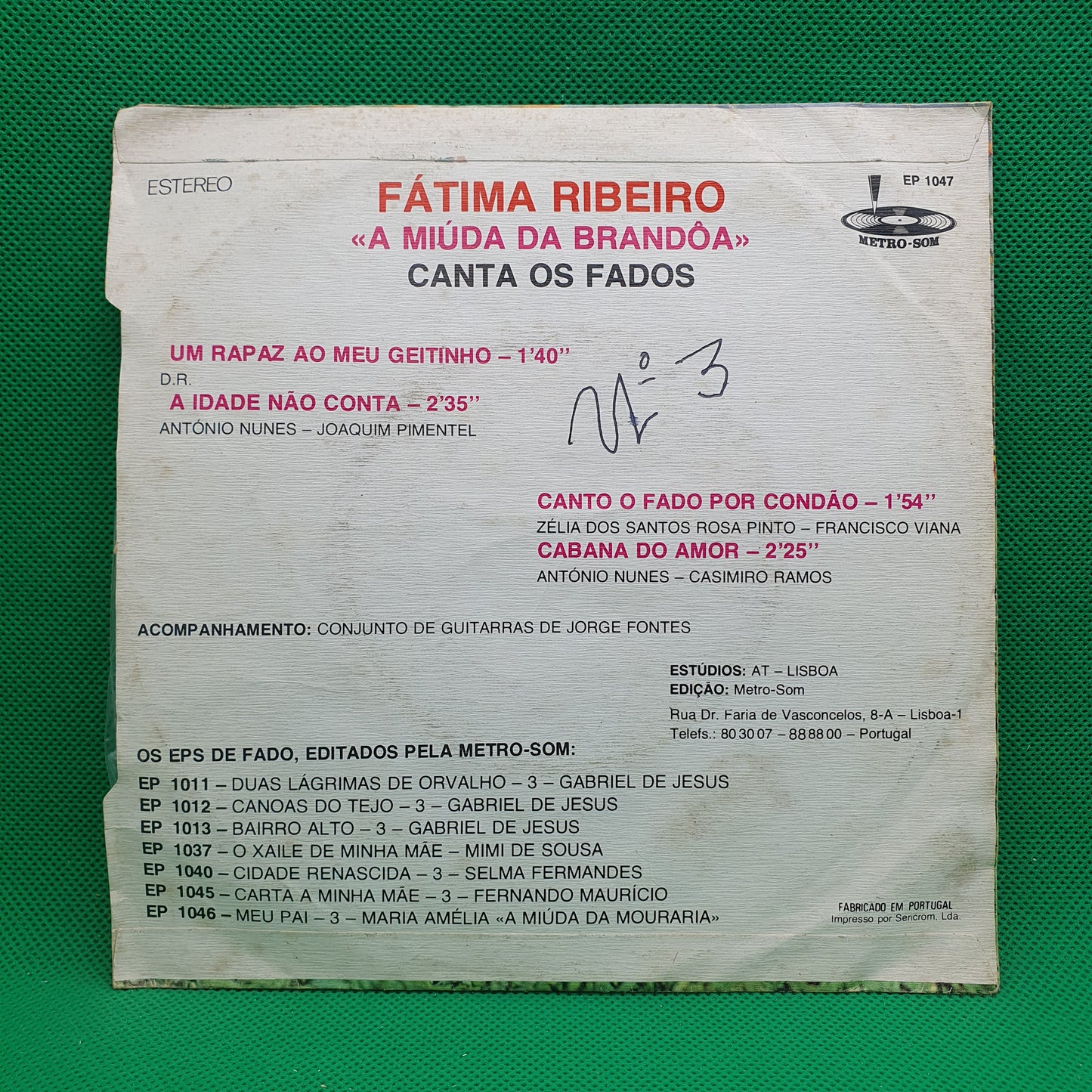 Fátima Ribeiro – Canto O Fado Por Condão