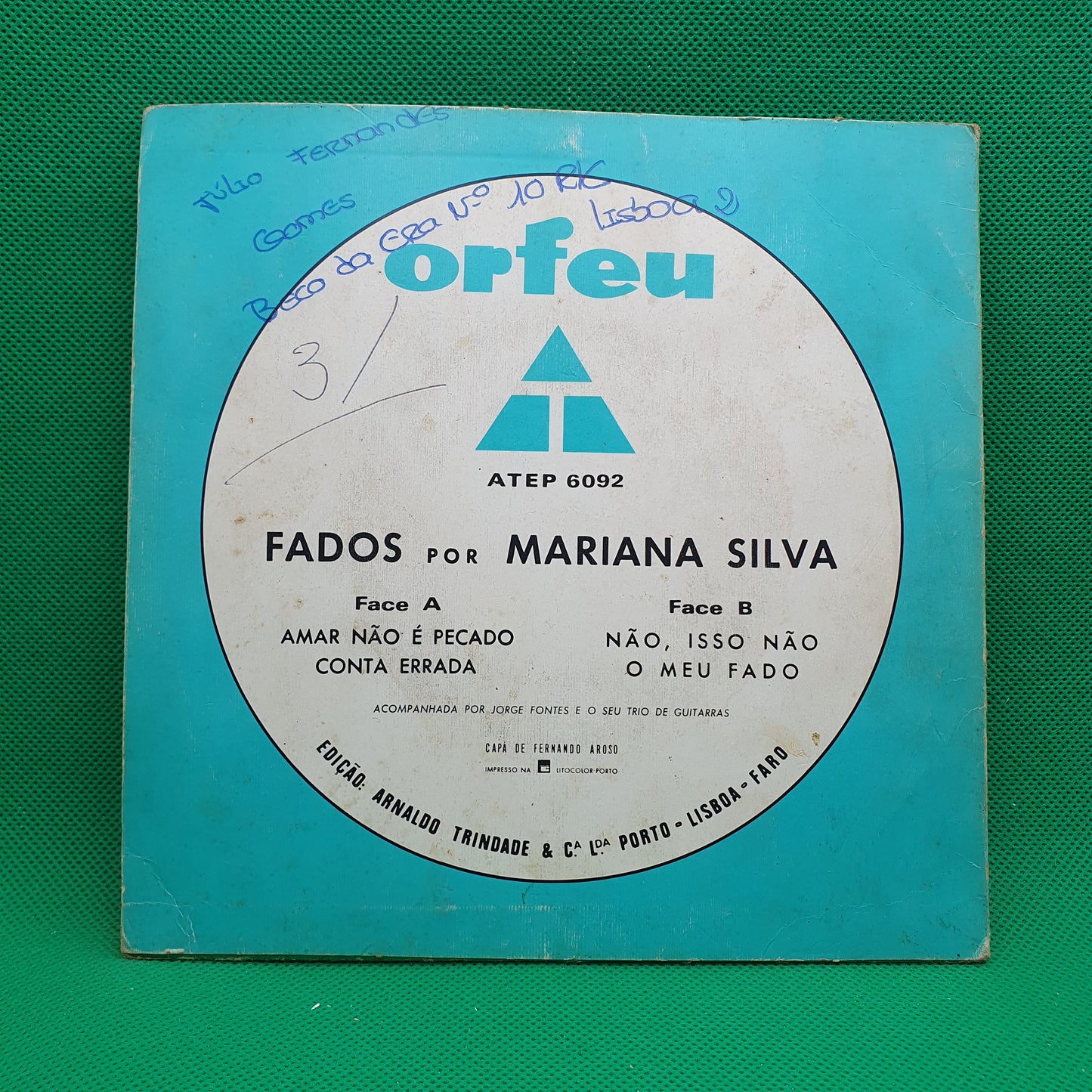 Mariana Silva, Jorge Fontes E O Seu Trio De Guitarras – Fados Por Mariana Silva
