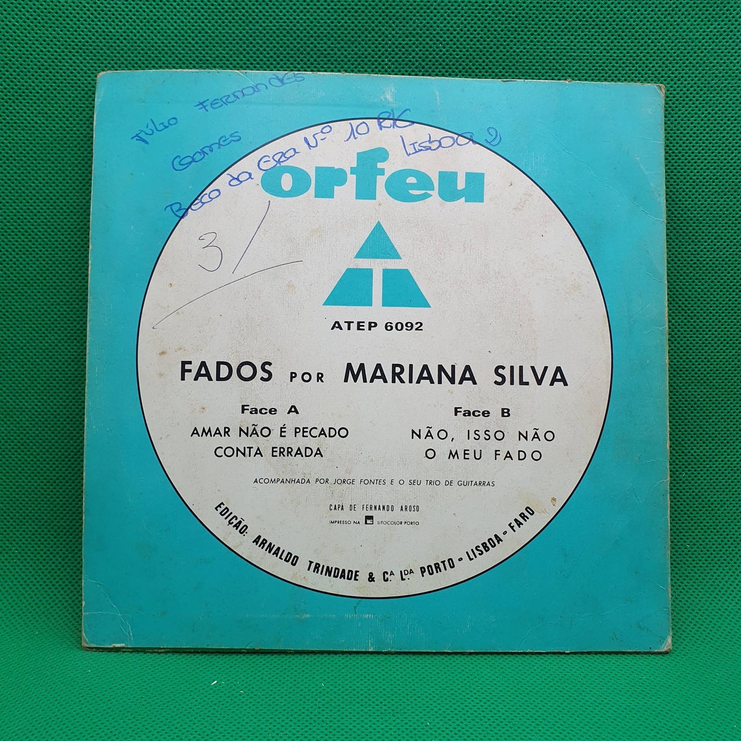 Mariana Silva, Jorge Fontes E O Seu Trio De Guitarras – Fados Por Mariana Silva