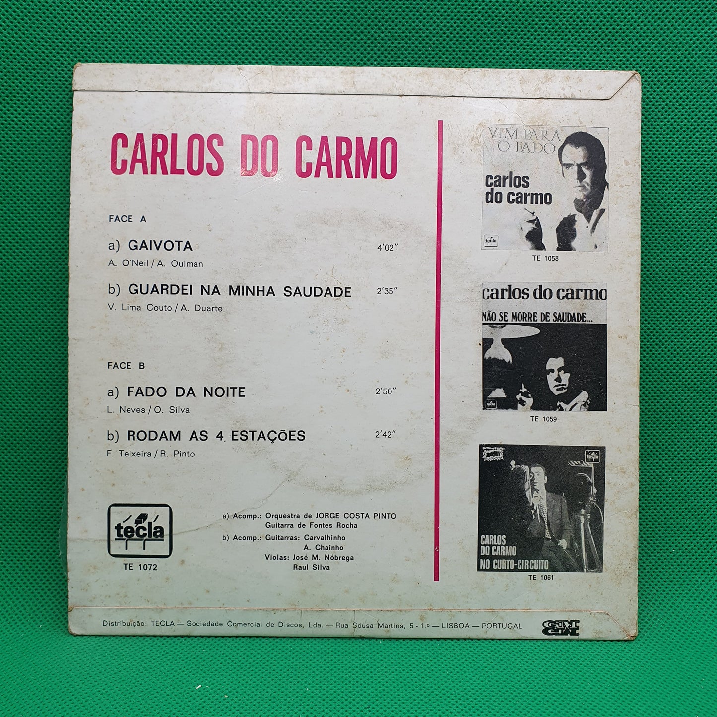 Carlos Do Carmo – Gaivota