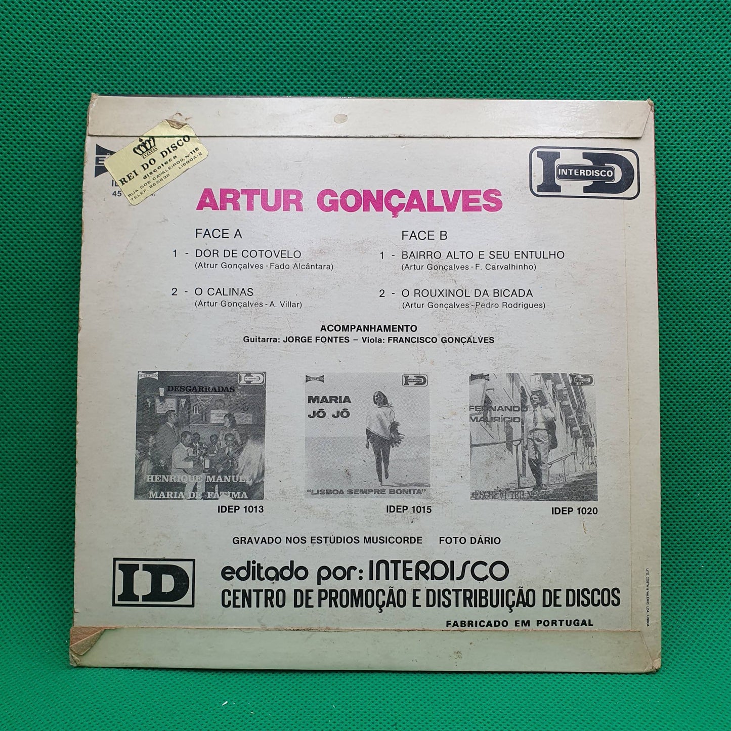 Artur Gonçalves – Dor De Cotovelo