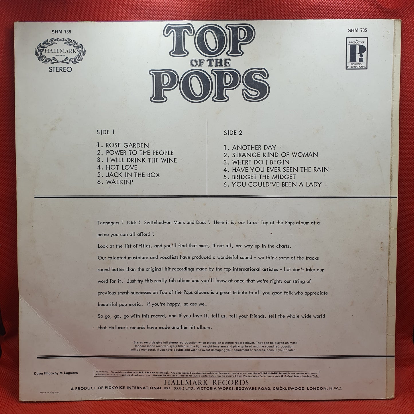 Unknown Artist – Top Of The Pops Vol. 16