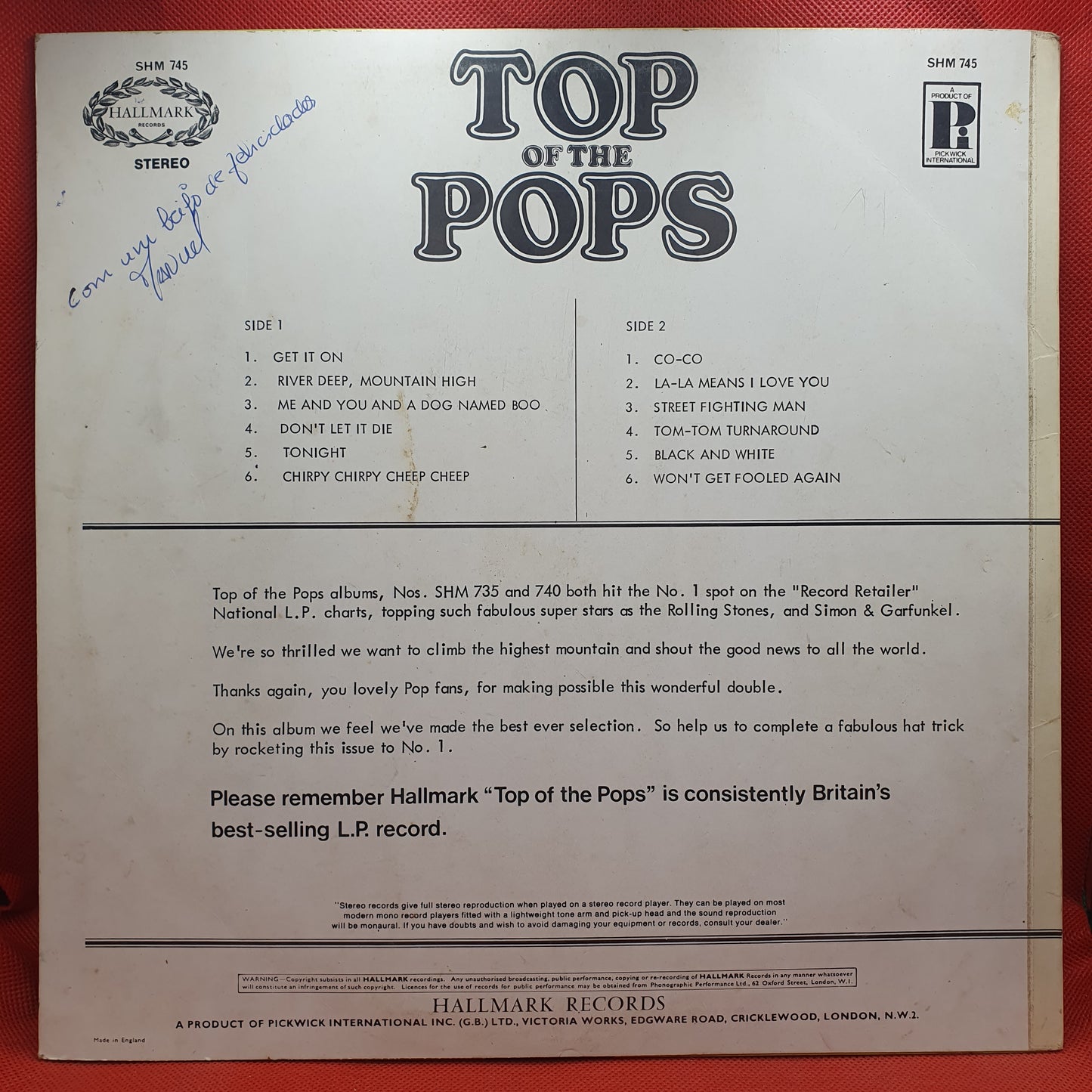 Unknown Artist – Top Of The Pops Vol. 18