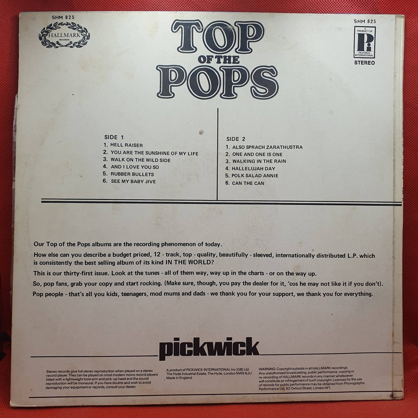 Unknown Artist – Top Of The Pops Vol. 31