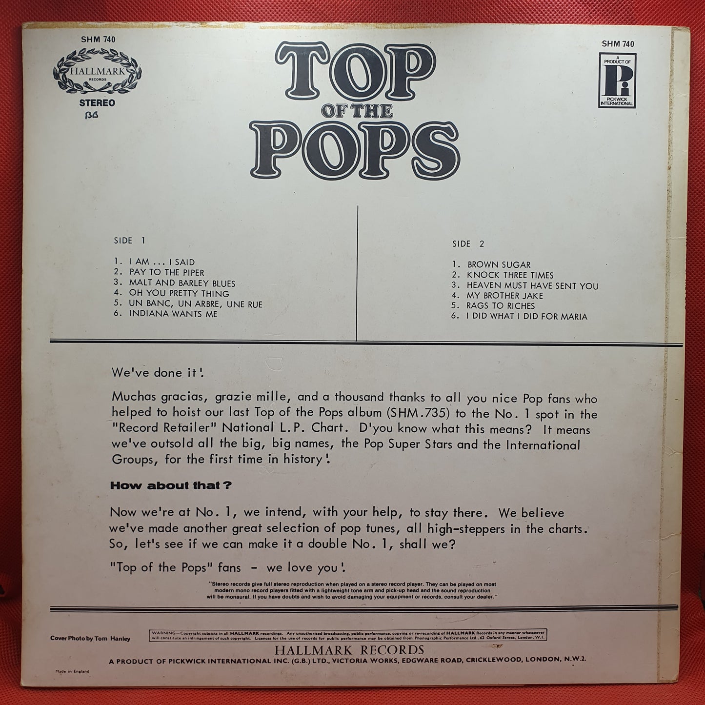 Unknown Artist – Top Of The Pops Vol. 17