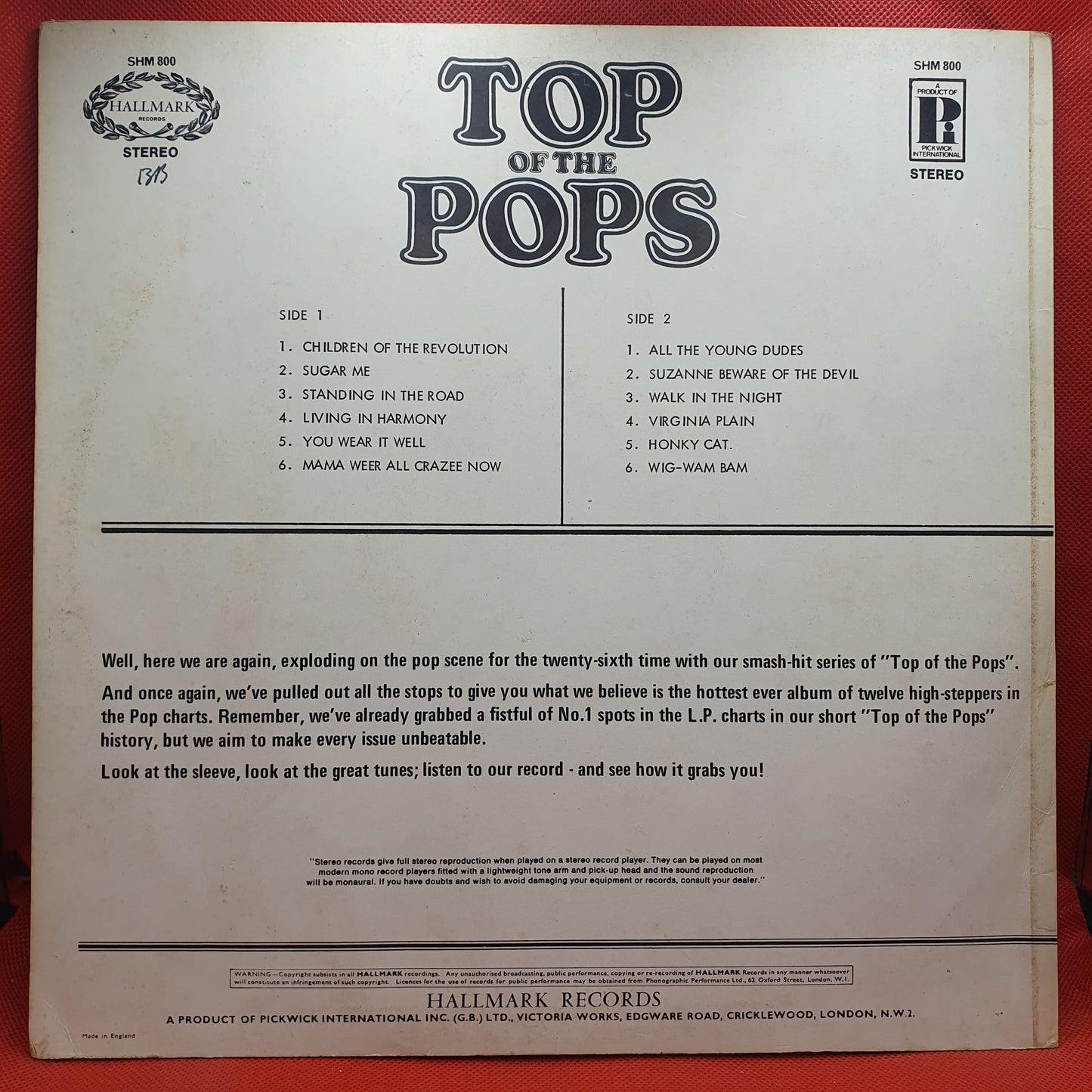 The Top Of The Poppers – Top Of The Pops Volume 26