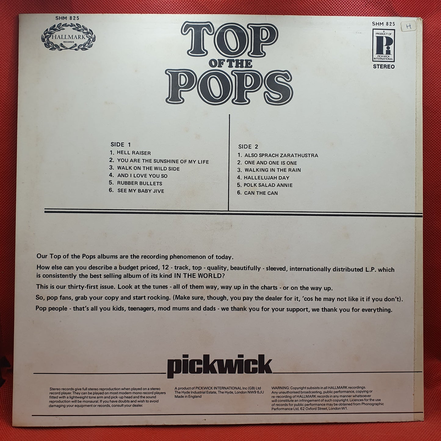 Unknown Artist – Top Of The Pops Vol. 31