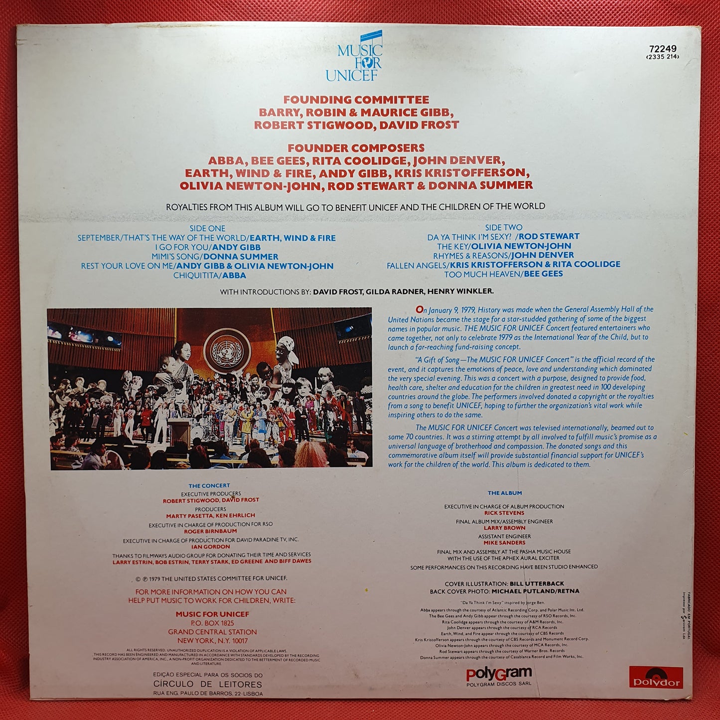 Various – Music For Unicef Concert: A Gift Of Song