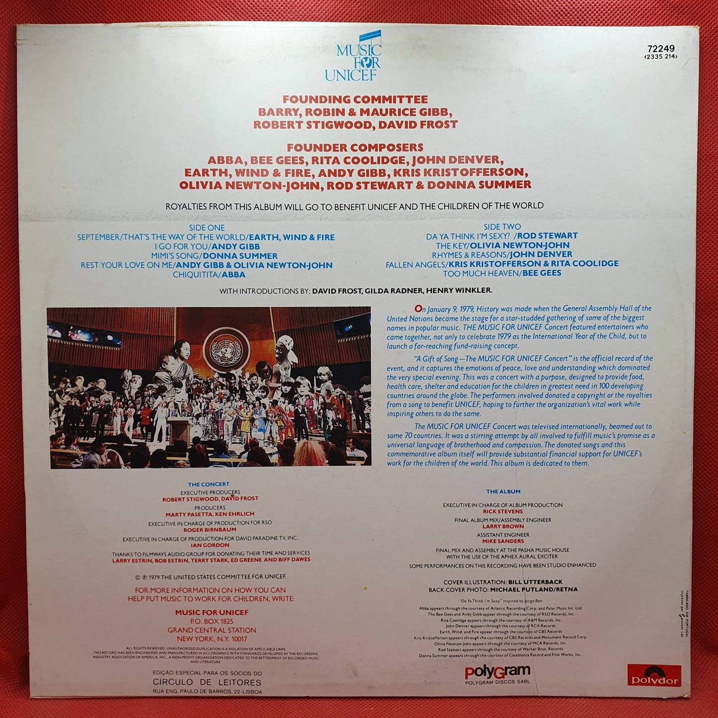 Various – Music For Unicef Concert: A Gift Of Song