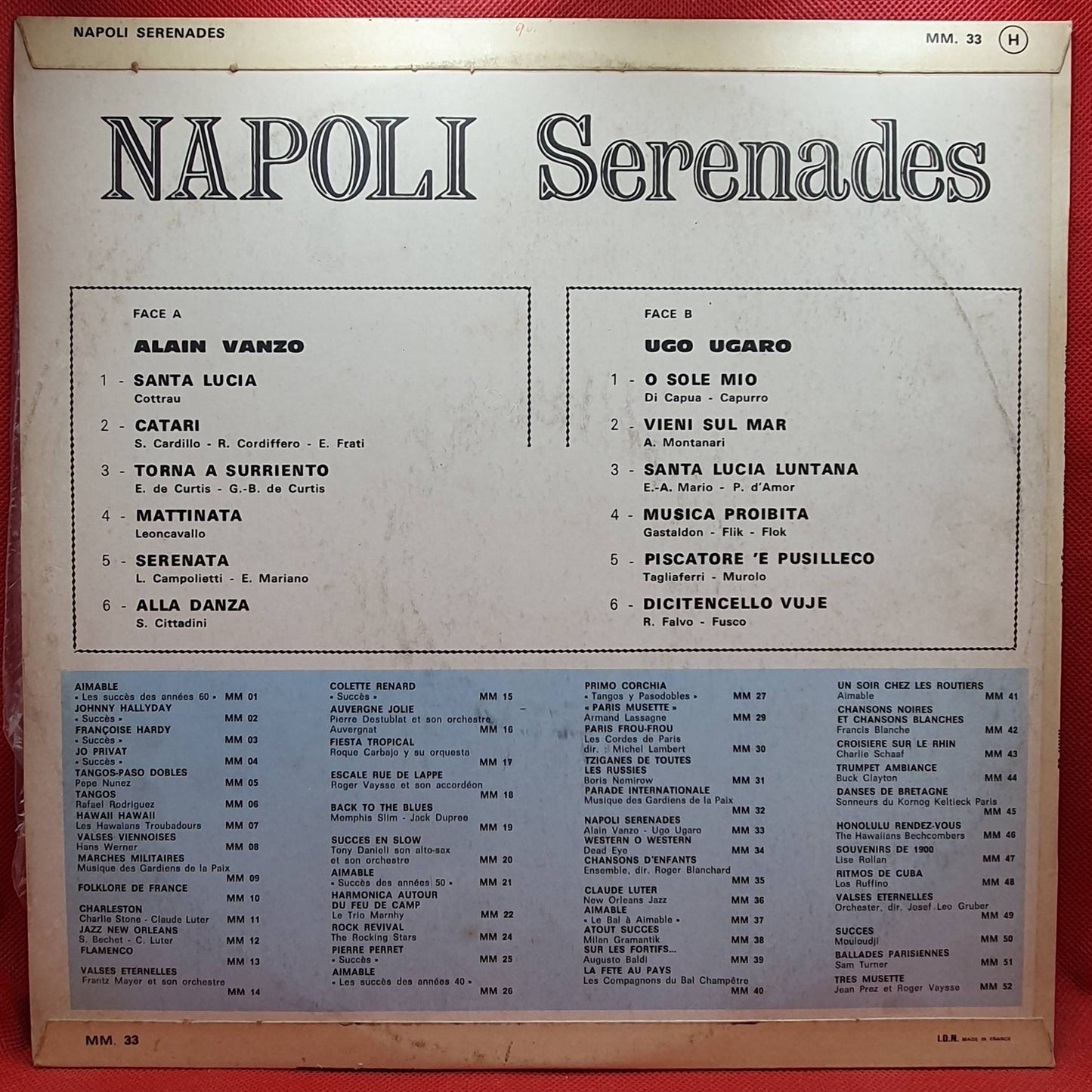 Alain Vanzo, Ugo Ugaro – Napoli Serenades