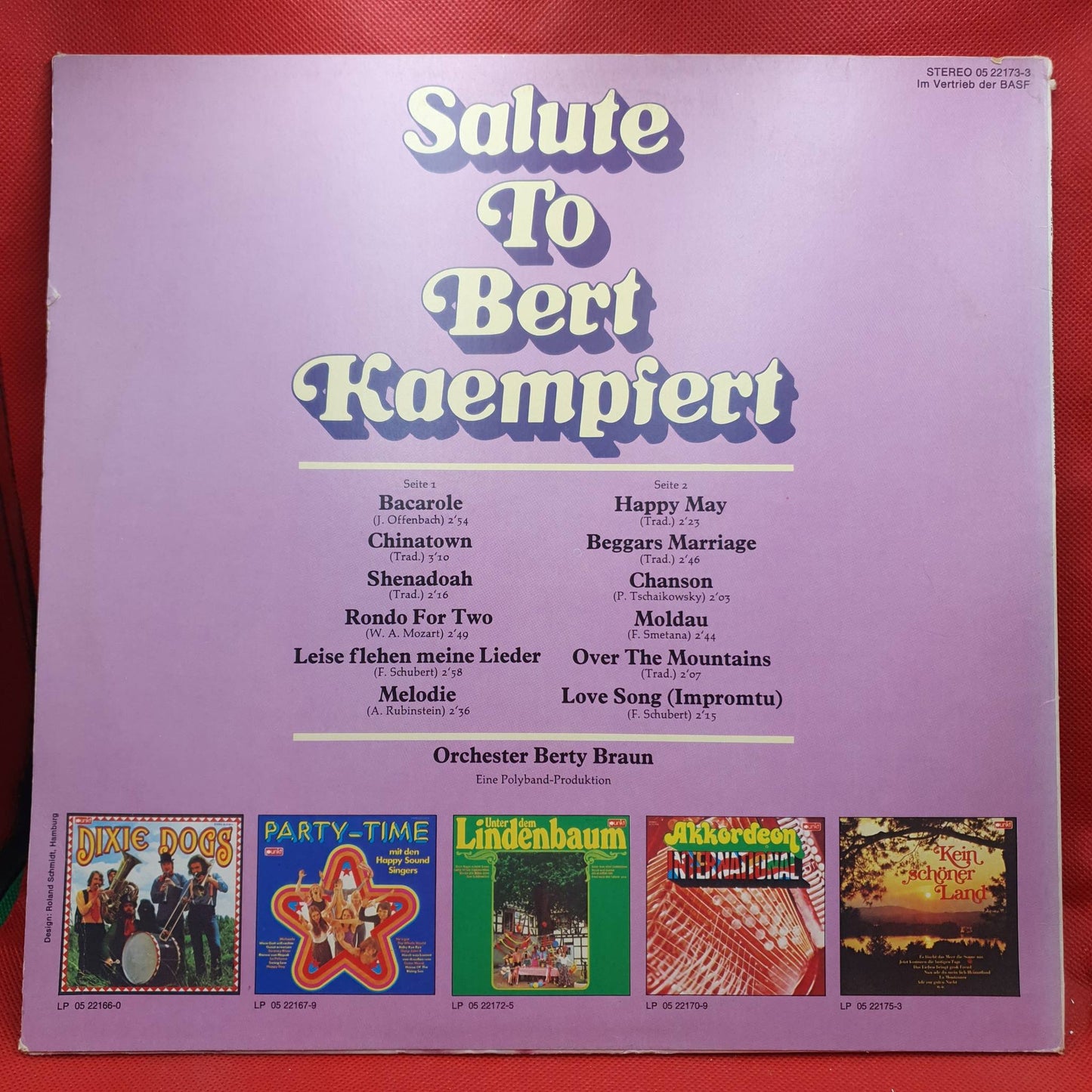 Das Orchester Berty Braun – Salute To Bert Kaempfert