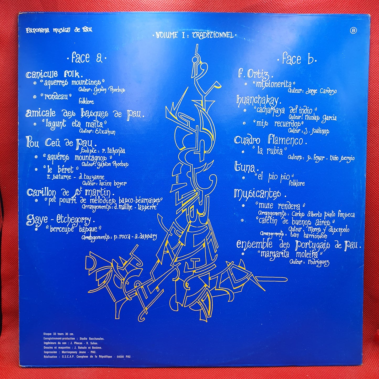 Various – Panorama Musical De Pau. Volume 1