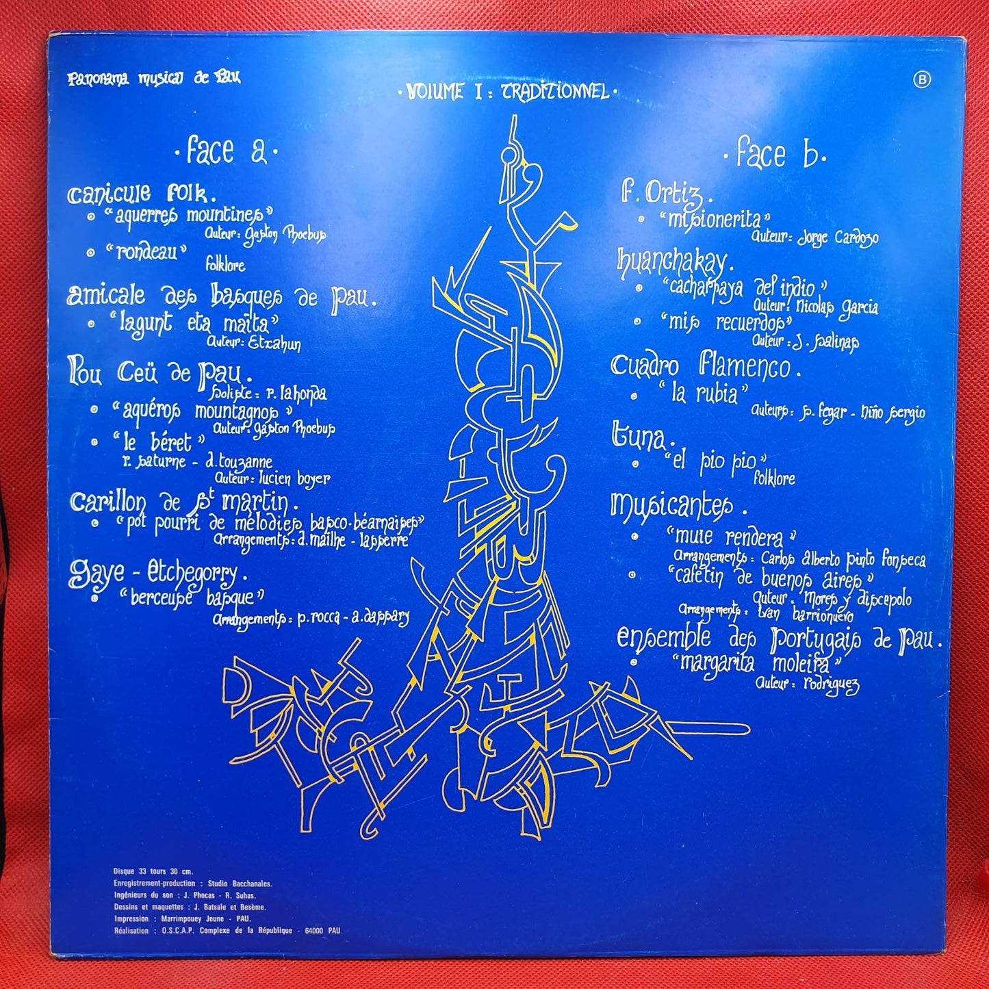 Various – Panorama Musical De Pau. Volume 1