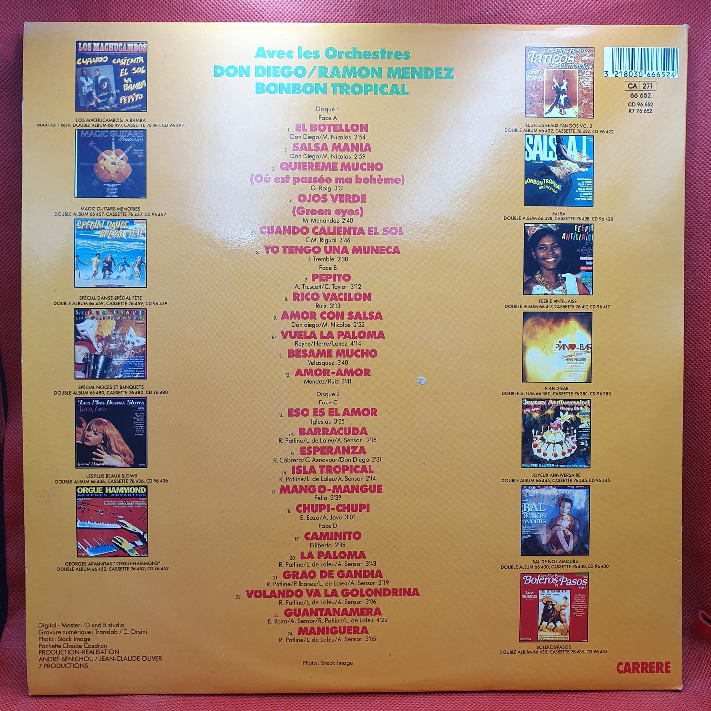 Orchestre De Don Diego, Orchestre De Ramon Mendez, Orchestre Bonbon Tropical – Salsas Boleros Mambos Cha Cha