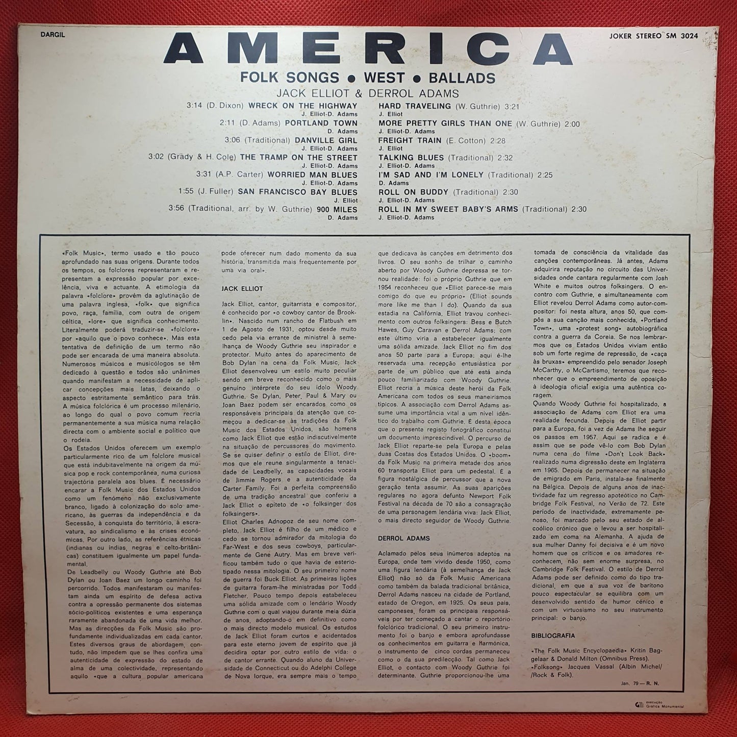 Jack Elliot & Derrol Adams – Riding In Folkland (America - Folk Songs - West - Ballads)