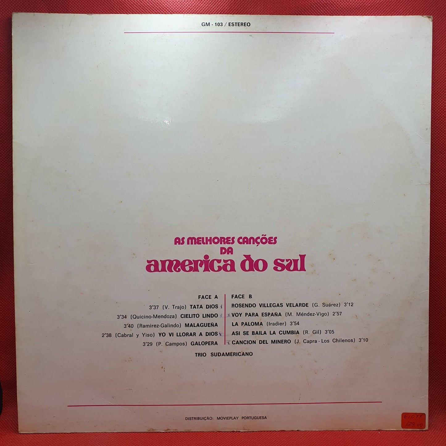 Trio Sudamericano – As Melhores Canções Da America Do Sul