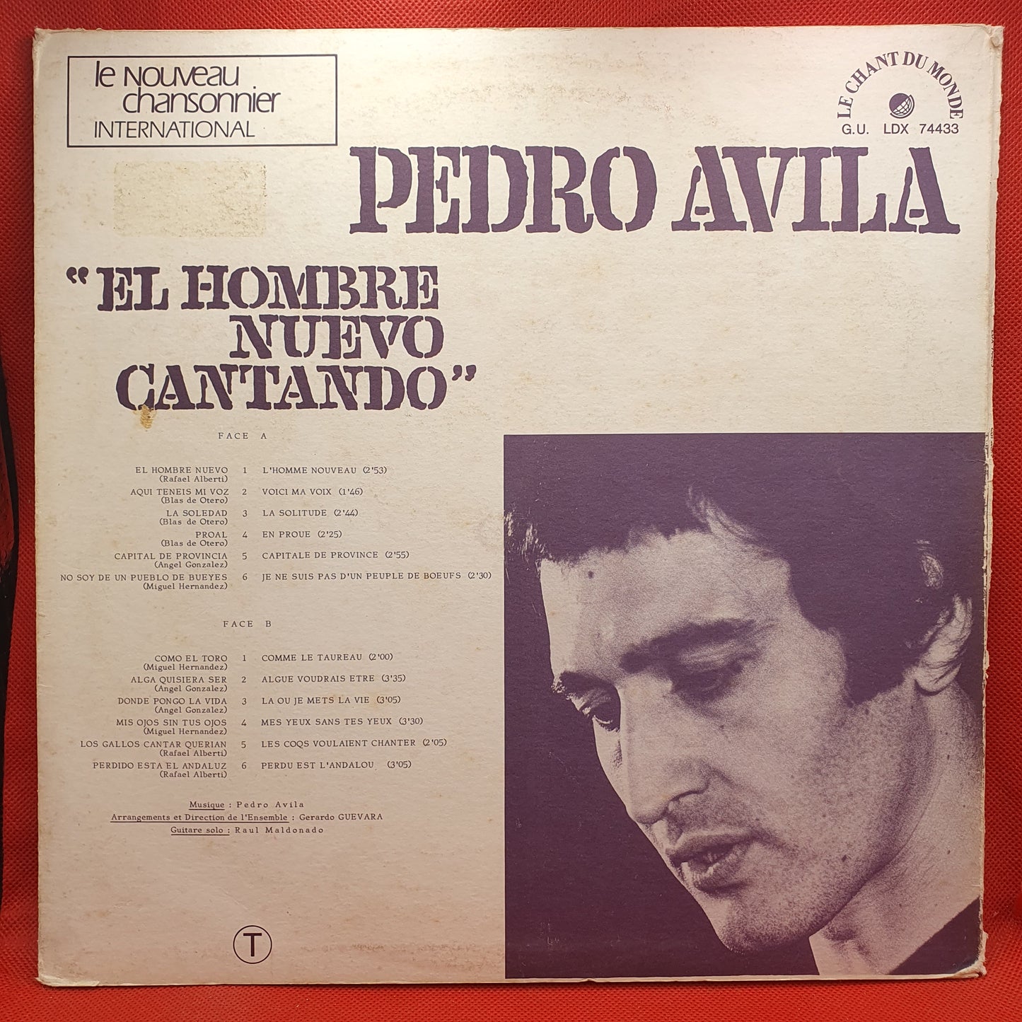 Pedro Avila – El Hombre Nuevo Cantando