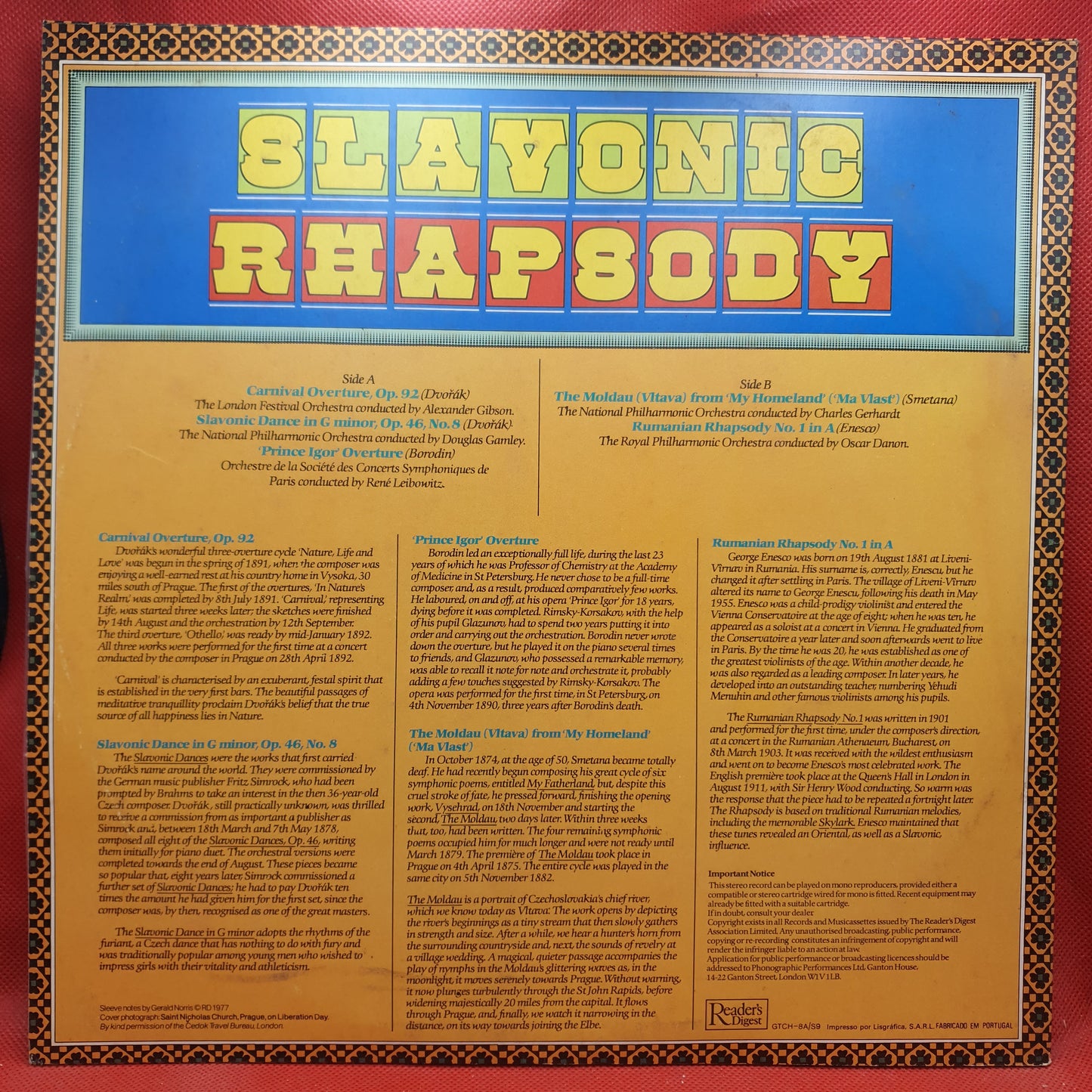 Antonín Dvořák, Alexander Borodin, Bedřich Smetana, George Enescu – Slavonic Rhapsody