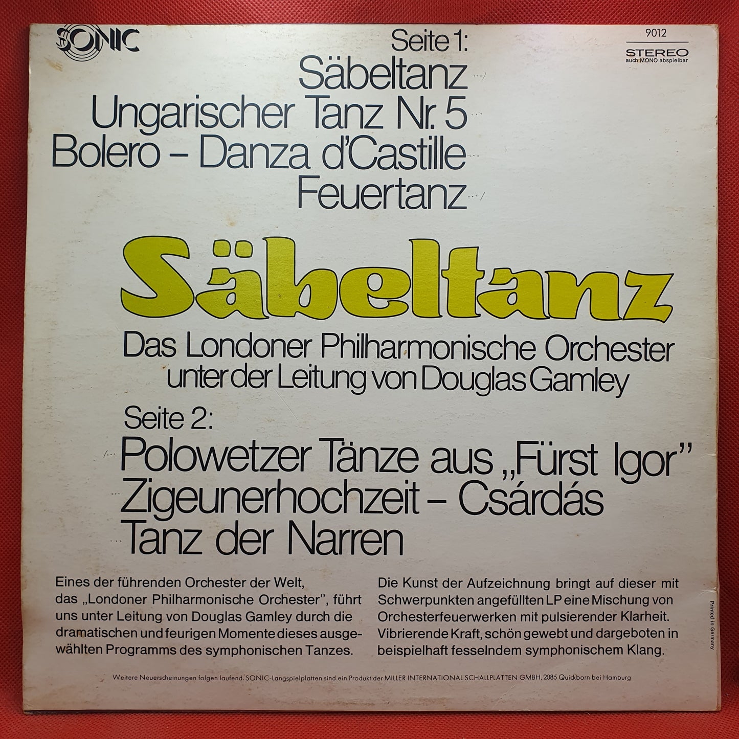 Das Londoner Philharmonische Orchester – Säbeltanz