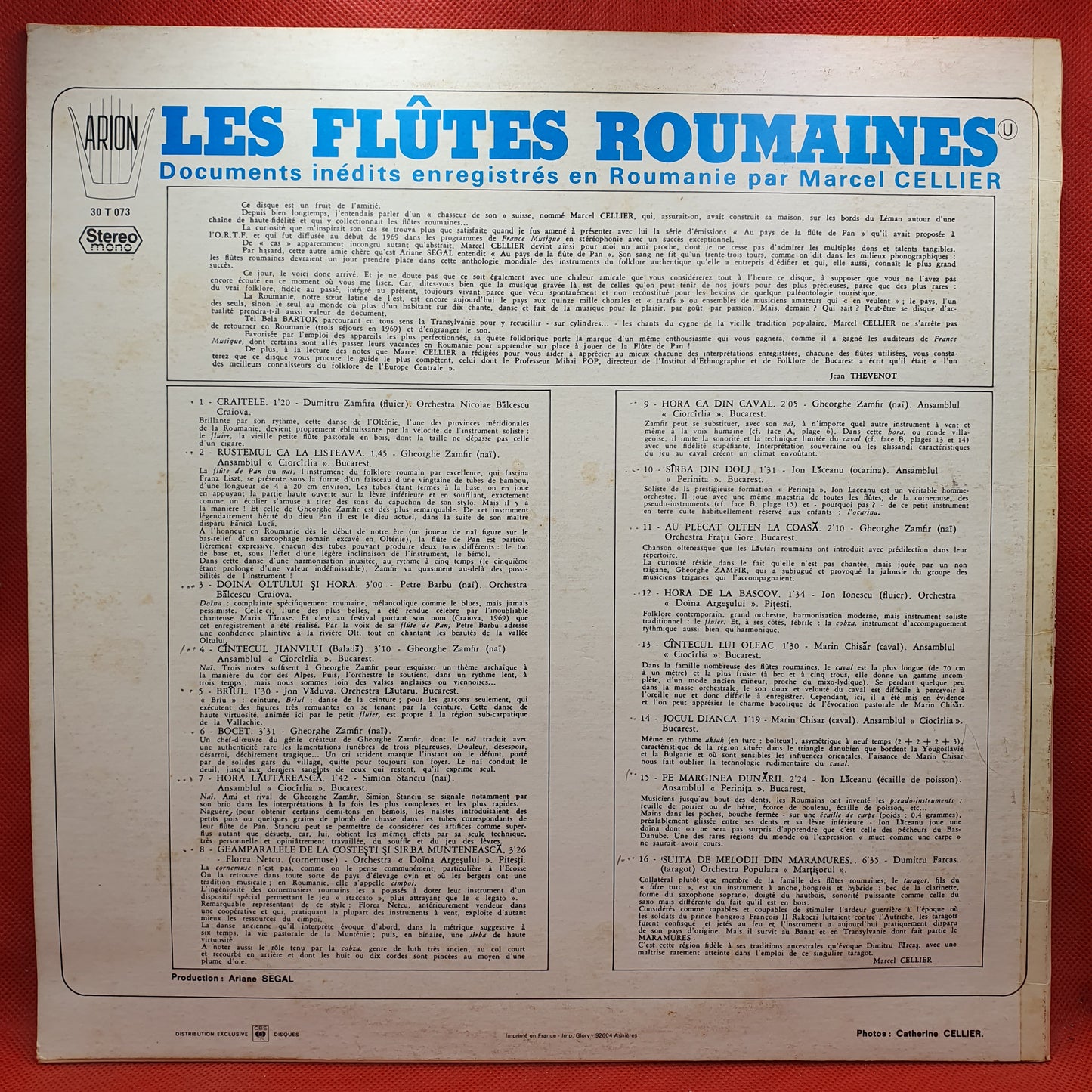Gheorghe Zamfir – Les Flûtes Roumaines