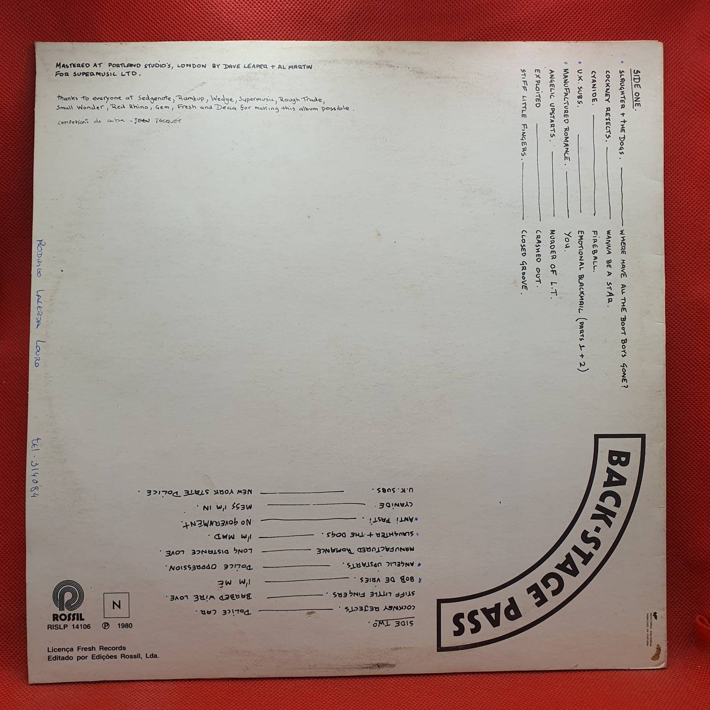Various – Back-Stage Pass