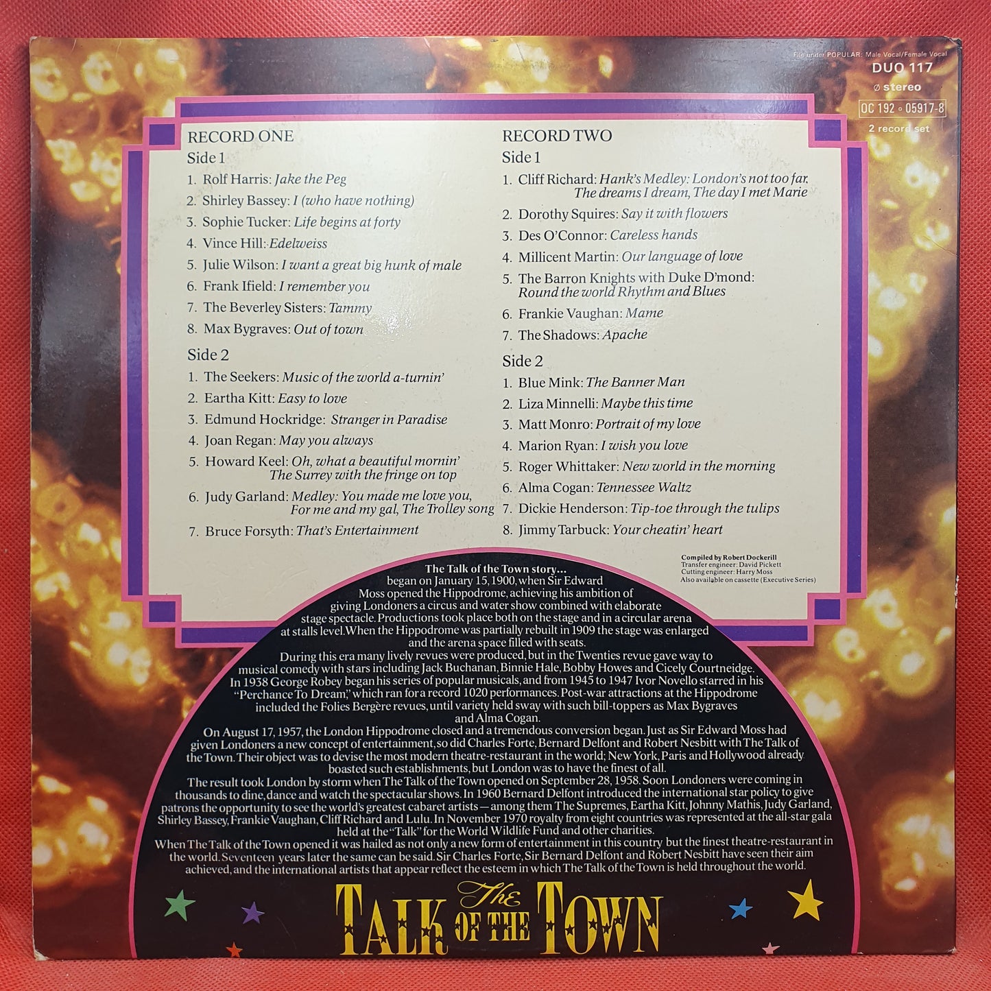 Various – International Stars Of The Talk Of The Town