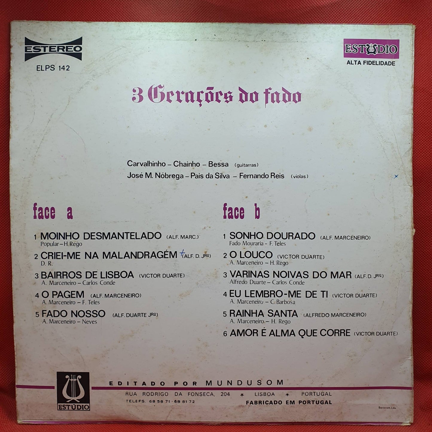 Alfredo Duarte (Marceneiro), Alfredo Duarte Jr., Victor Duarte – 3 Gerações do Fado