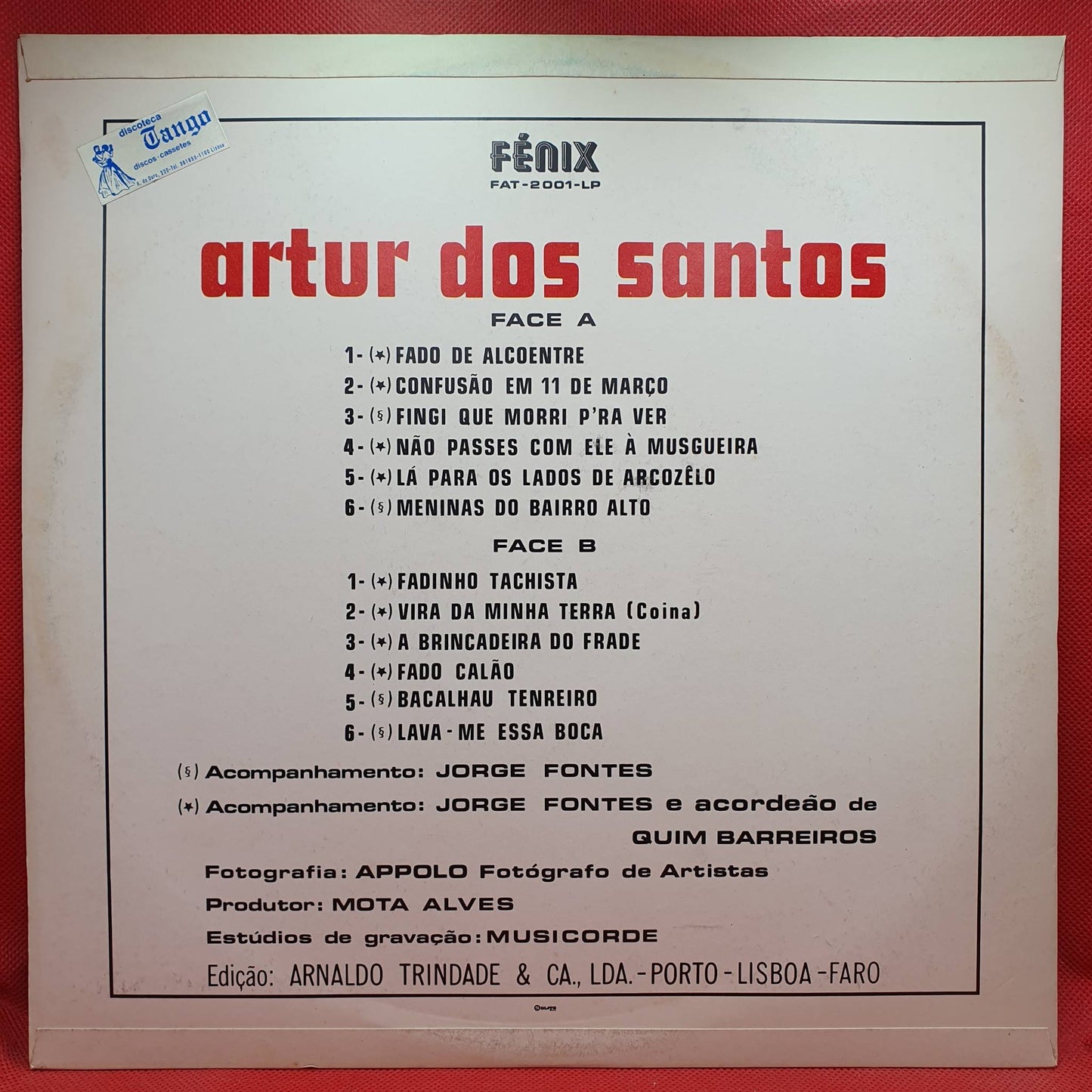 Artur dos Santos – Fado De Alcoentre