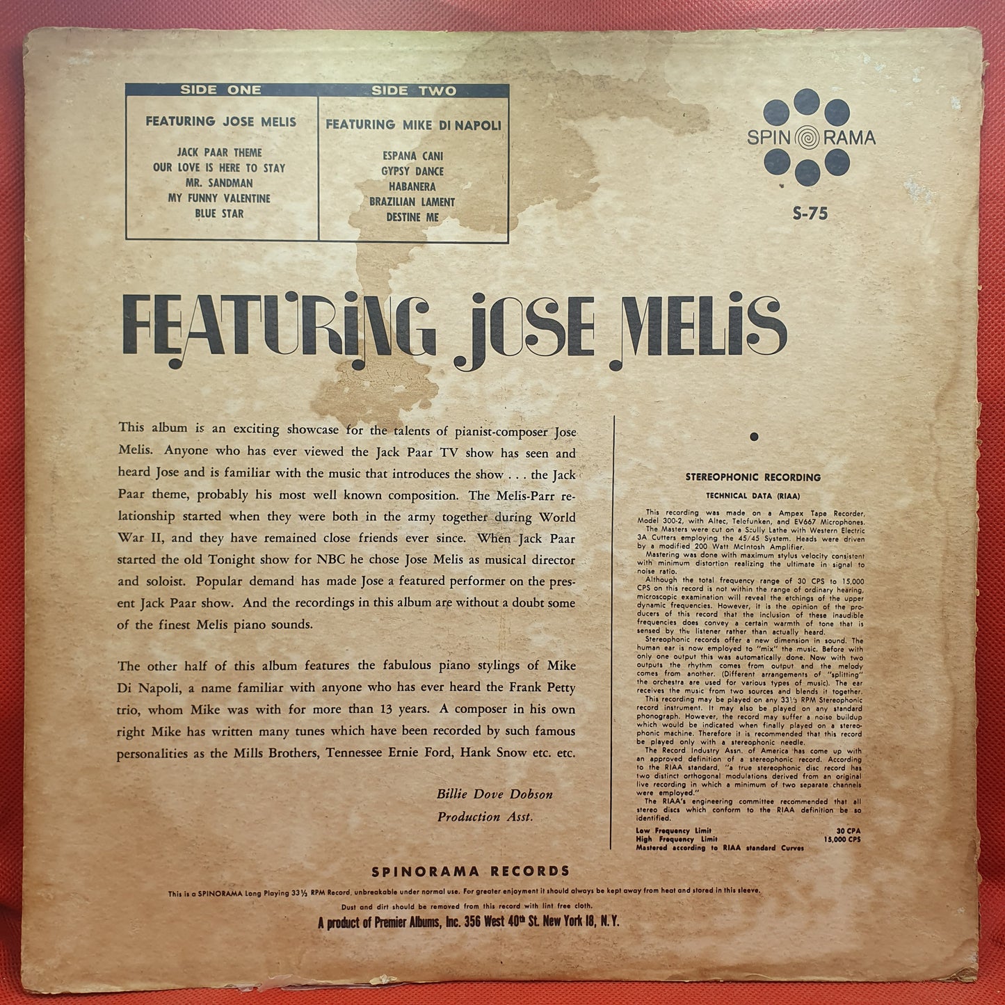 Jose Melis / Mike Di Napoli – Featuring Jose Melis / Featuring Mike Di Napoli