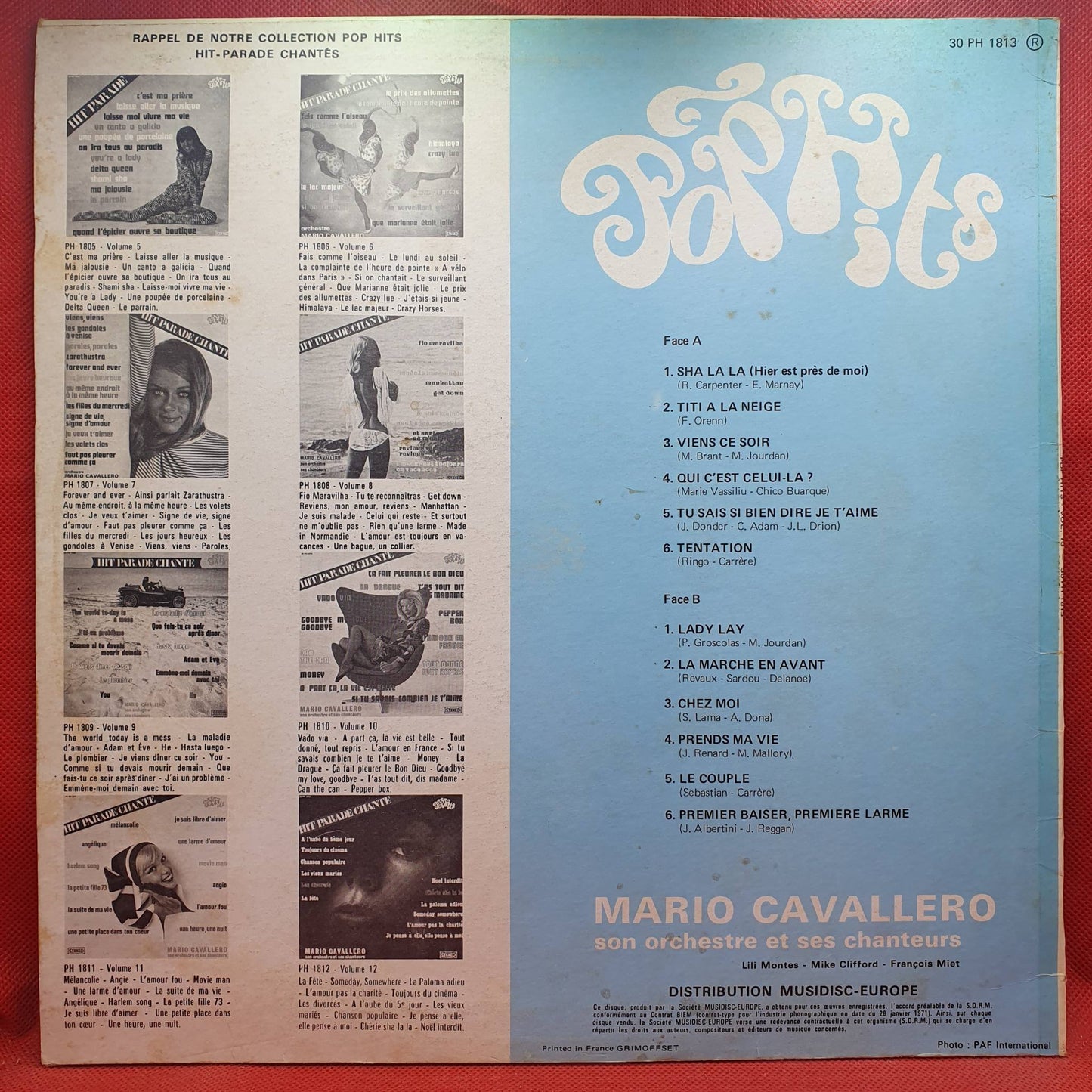 Mario Cavallero, Son Orchestre Et Ses Chanteurs – Hit Parade Chante Pop Hits Vol. 13